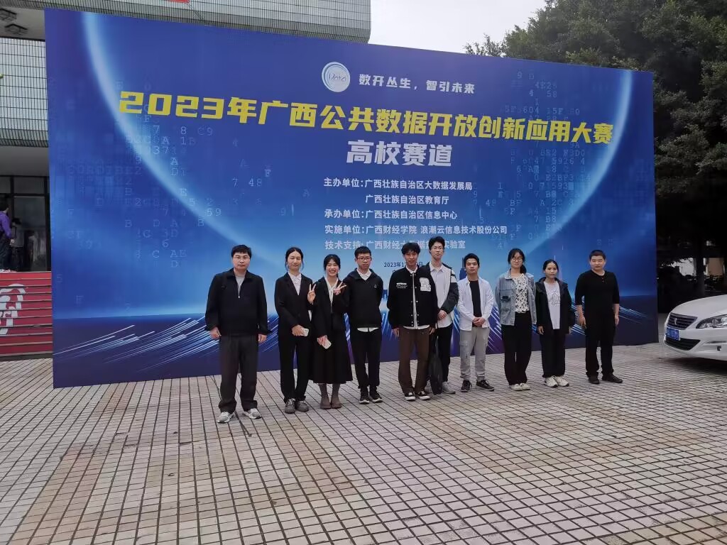 2023年广西公共数据开放创新大赛（高校赛道）三等奖